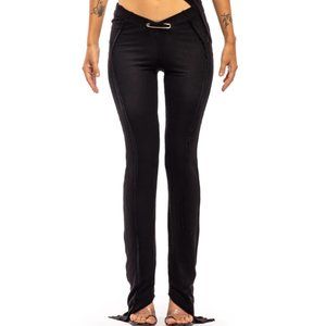 ASYMMETRIC PANTS IN BLACK